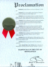 Photo of Minneapolis proclamation.