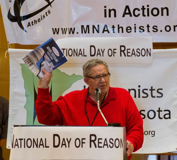 Speaker at Day of Reason in 2014.